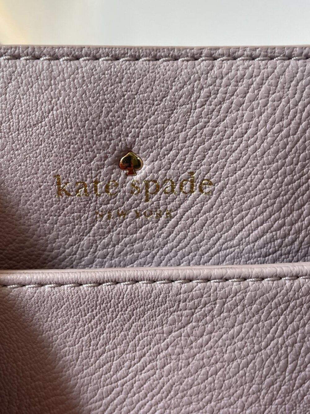 Kate Spade Lita Street Scallop Andrea leather tote Lilac/Lavender - Picture 6 of 12